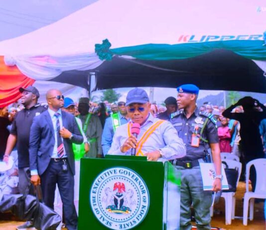 Infrastructure Development: Gov. Ododo Flags Off Road Construction in Ajaokuta LGA