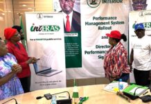 Unveiling the name for ECMS at the Ministry of Interior.