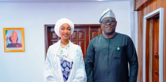 The Director-General of the National Film and Video Censors Board paid a courtesy visit to the Minister of Art, Culture, Tourism and the Creative Economy Hannatu Musa Musawa Esq. on Tuesday.