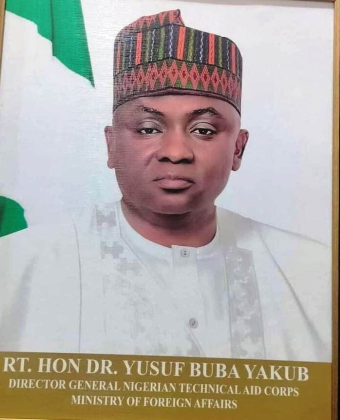 Director-General of the Nigerian Technical Aid Corps (NTAC), Rt. Hon. Yusuf Buba Yakub