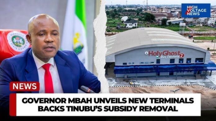 Gov Mbah Inaugurates 5 Ultramodern Bus Terminals, Rolls Out 100 Mass Transit CNG Buses Across Enugu