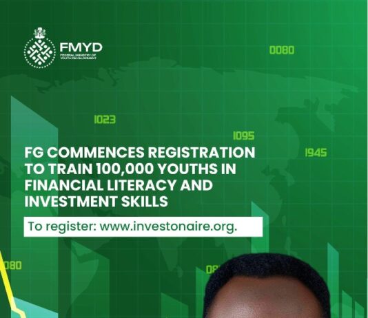FG Commences Registration to Train 100,000 Youths in Financial Literacy and Investment Skills