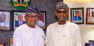 The Honourable Minister of Works for State, Bello M. Goronyo Esq. (Right) graciously received the courtesy visit of the MD of National Inland Waterways Authority (NIWA), Mr. Bola Oyebamiji (Left) in his office today 26-08-2025 at Mabushi, FCT Abuja
