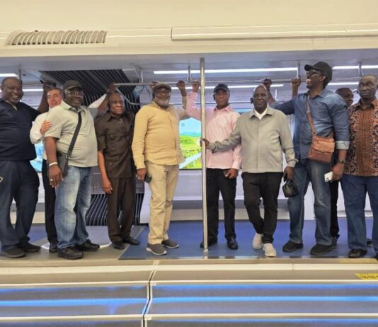 The Honourable Minister of State, Ministry of Regional Development, His Excellency, Uba Maigari Ahmadu, (1st left), MD/CEO of the North East Development Commission (NEDC), Dr. Muhammad G. Alkali (2nd left), and their team, paid a working visit to BYD Company in China.