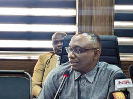 Director-General, Bureau of Public Procurement (BPP), Dr. Adebowale A. Adedokun, FCIPS, ACFE, making his presentation titled Understanding the Public Procurement Process at the retreat organised by the Federal Ministry of Regional Development for North-Central, South-South and South-West Development Commissions in Abuja