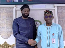 R-L: Director-General, Bureau of Public Procurement (BPP), Dr. Adebowale A. Adedokun, FCIPS, ACFE, and Director-General and Chief Executive Officer (CEO), National Health Insurance Authority (NHIA), Dr. Kelechi Ohiri exchanged pleasantries after a courtesy visit at BPP’s office in Abuja