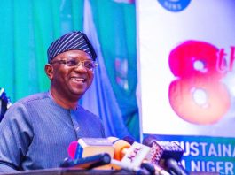 The Honourable Minister of Water Resources and Sanitation, Engr. Prof. Joseph Terlumun Utsev, FNSE, FNIWE, today declared open the 8th NIWE International Water Conference, themed “Sustainable Urban Water Development and Management in Nigeria: Innovative Solutions Towards Achieving SDG 6,” in Makurdi, Benue State.