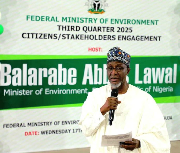 Balarabe Assures Stakeholders Of Commitment To Mitigate Environmental Challenges Nationwide