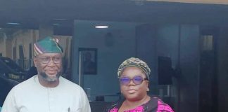Mrs Ngozi Akinbodewa, Head of the SERVICOM PRESIDENCY Office and Dr Lukman Eniola, Director Human Resource Management and Administration ( FAAN)
