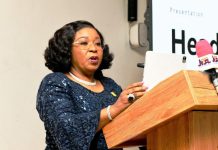 Head of the Civil Service of the Federation and Chairperson, Steering Committee, Mrs. Didi Esther Walson-Jack, OON, mni, delivering her remarks at the opening ceremony of the 3-Day Retreat on Personnel Audit and Skills Gap Analysis held in Abuja on Thursday, 11th September 2025