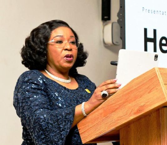 Head of the Civil Service of the Federation and Chairperson, Steering Committee, Mrs. Didi Esther Walson-Jack, OON, mni, delivering her remarks at the opening ceremony of the 3-Day Retreat on Personnel Audit and Skills Gap Analysis held in Abuja on Thursday, 11th September 2025
