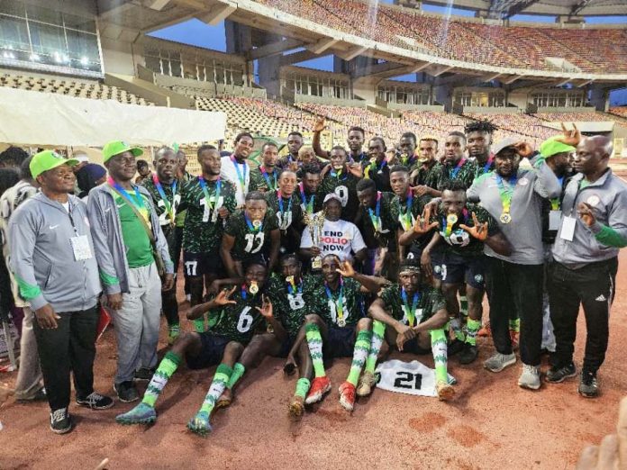 NCPWD Congratulates Nigeria’s Deaf Super Eagles on Historic Triumph at West African Deaf Football Championship