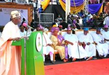 "The Pain is Leading to Gains", Tinubu Announces in Ibadan At Oba Ladoja's Coronation