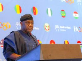 The Permanent Secretary of the Federal Ministry of Water Resources and Sanitation, Mr. Richard Pheelangwah, represented the Honourable Minister, Engr. Prof. Joseph Terlumun Utsev, at the closing ceremony of the National and Sub-Regional Hand-in-Hand Investment Forum, Enhancing Agriculture Value Chain Investment and Irrigation in West Africa and the Sahel, held from Tuesday, 16th to Thursday, 18th September 2025, in Abuja.