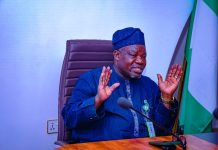 Surveyor-General of the Federation, and also the Chairman of the Governing Council of the African Institute for Geospatial Information Science and Technology (AFRIGIST) Surv. Abuduganiyu Adebomehin