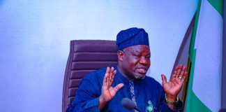 Surveyor-General of the Federation, and also the Chairman of the Governing Council of the African Institute for Geospatial Information Science and Technology (AFRIGIST) Surv. Abuduganiyu Adebomehin