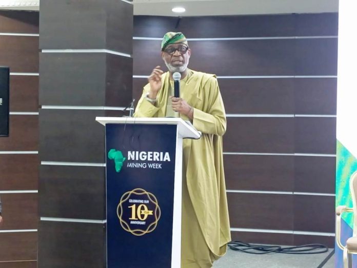 Honourable Minister of Solid Minerals Development, Dr Dele Alake