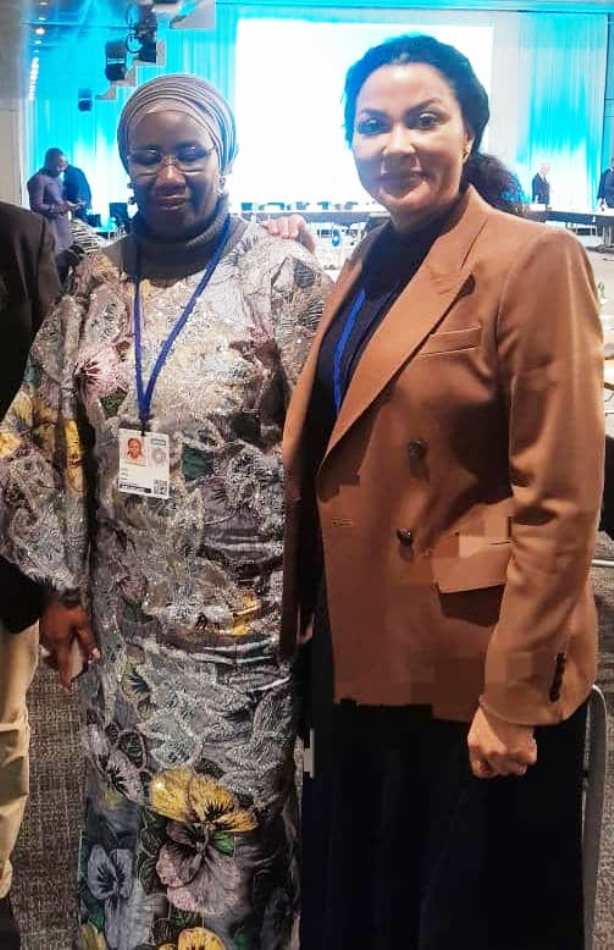 Dr. Doris Uzoka-Anite and Mrs. Lydia Shehu Jafiya The Minister of State for Finance, Dr. Doris Uzoka-Anite and the Permanent Secretary of the Federal Ministry of Finance, Mrs. Lydia Shehu Jafiya, at the ongoing Annual Meetings of the IMF and World Bank in Washington DC.