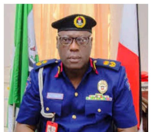 Edo State Commandant of the Nigeria Security and Civil Defence Corps (NSCDC), Agun Gbenga