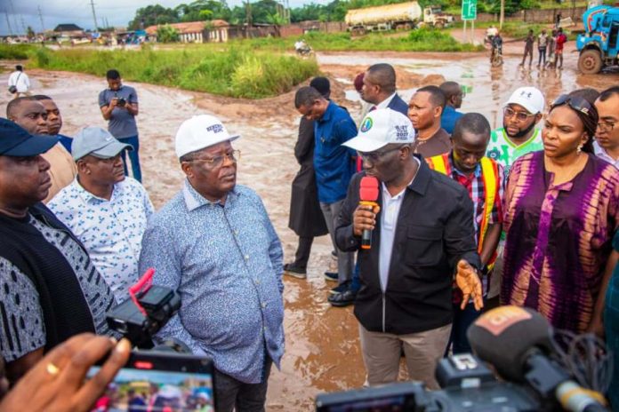 Gov Okpebholo, Works Minister Weep Over State Of Federal Roads In Edo