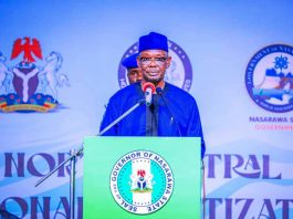 Governor of Nasarawa State, His Excellency, Abdullahi Sule