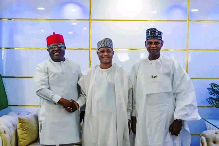 Governor Uba Sani Visit Minster Works On Abuja-Kaduna-Kano Road