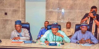 Permanent Secretary Federal Ministry of Housing and Urban Development, Dr Shuaib Belgore in a meeting with Contractors, Tuesday, 30th September, 2025