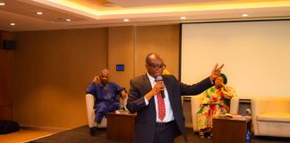 RMAFC Chairman Dr. M.B Shehu addressing the participants