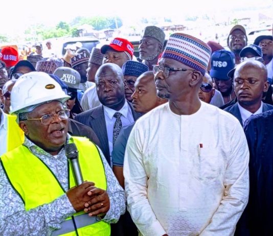 Governor Sule hails President Tinubu as works begins on 137km Keffi-Nasarawa-Toto-Abaji Road