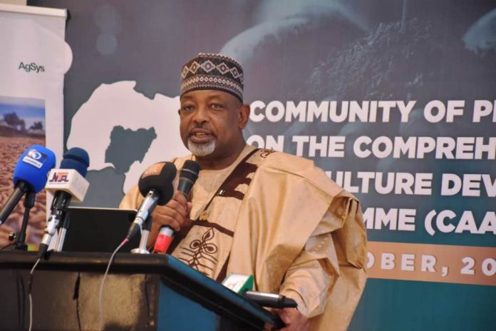 Minister of Agriculture and Food Security, Sen. Abubakar Kyari