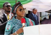 President of the Customs Officers' Wives Association and wife of the Comptroller-General,Mrs Kikelomo Adeniyi