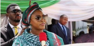President of the Customs Officers' Wives Association and wife of the Comptroller-General,Mrs Kikelomo Adeniyi