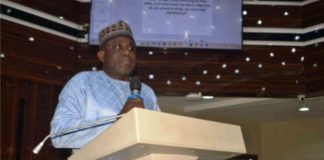 Muhammed S. Koro, DD ICT, FMACTCE giving his opening remarks at the training session to mark the official launch of the Govmail platform.