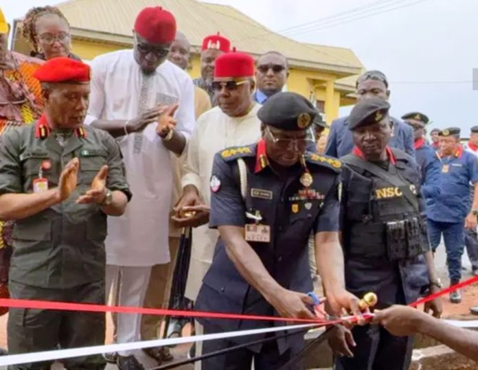 NSCDC Commandant-General Commissions Renovated Divisional Office In Dunukofia