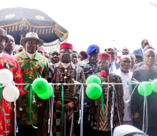 President Tinubu Hails Otti’s Transformation Strides, Commissions Michael Okpara Auditorium And Seven Roads In Aba
