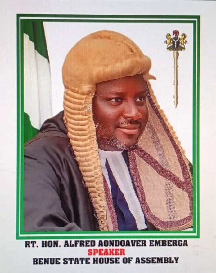 Rt. Hon. Alfred Aondoaver Emberga - Benue State House of Assembly Speaker