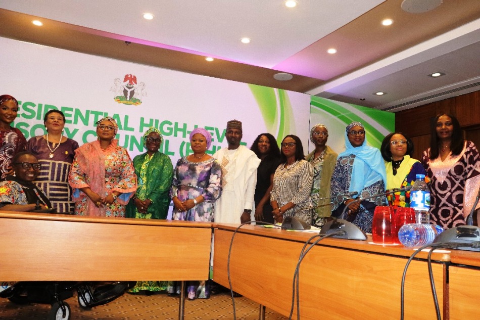 Cross Section of the participants during a Presidential High-Level Advisory Council (P-HLAC) on the Support of Women and Girls in Nigeria at the Transcorp Hilton, Abuja.