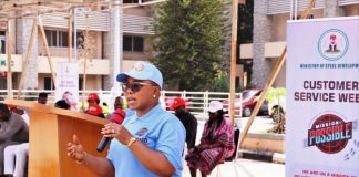 The Director Human Resources, Mrs Ijeoma Idika, represented the Permanent Secretary of Solid Minerals Development at the event.