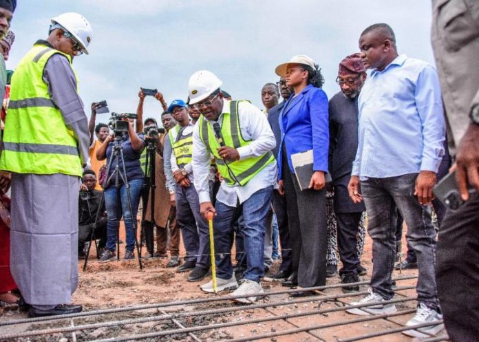Tinubu Building Roads — Says UMAHI The Hon. Minister of Works, Sen. (Engr.) David Umahi and the Hon. Minister of State for Works, Bello M. Goronyo, Esq. (1st Left) during a follow-up inspection of ongoing Reconstruction of Abuja- Kano Expressway, Section I (Abuja-Kaduna)
