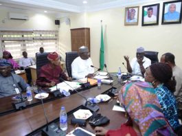 Cross section of Top Management Meeting Chaired by the Permanent Secretary Education Mr Abel Olumuyiwa Eniitan. Held on 17/10/25 at the Headquarters Abuja