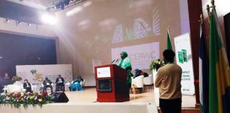 he Permanent Secretary Federal Ministry of Women Affairs Dr Maryam Ismaila Keshinro addressing the 46th Session of the ACERWC in Lesotho Kingdom on 26th November 2025.