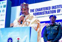 Alkali, Transforming Nigeria’s Transport Sector The Honourable Minister of transportation. Sen. Said Ahmed Alkali gave his address at the 7th National Transport Conference. November, 4th 2025. Abuja Nicon Luxury.