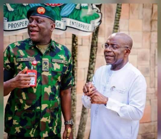 Army’s Federal Security Initiative Reinforced in Abia As Governor Otti Pledges Relentless Support