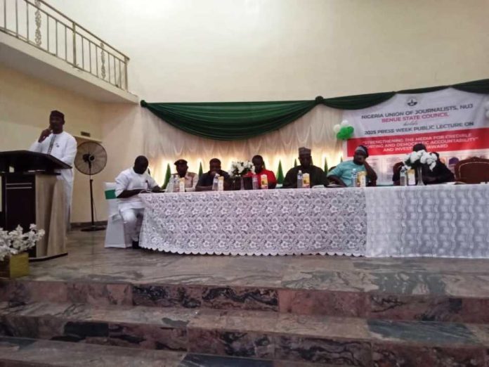Benue Journalists’ Week3 APC National Chairman Charges Journalists To Defend Democracy, Promote National Cohesion At Benue Journalists’ Week