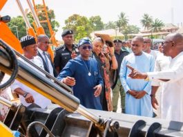 Gov. Alia Flags Off Benue’s New Era Of Mechanized Farming, Inspects Tractors And Smart-Seedling Projects