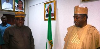 DD (ICT) Federal Ministry of Art Culture Tourism and Creative Economy, Muhammed Koro and Permanent Secretary of Federal Ministry of Art Culture Tourism and Creative Economy Dr. Mukhtar Yawale Muhammad.