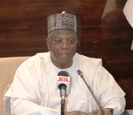 The Chairman, Governing Board of FERMA, Dr. Musa Babayo, during his inauguration by the Hon. Minister of State for Works, Barr. Bello Mohammad Goronyo, Esq Today Wednesday 19th November, 2025