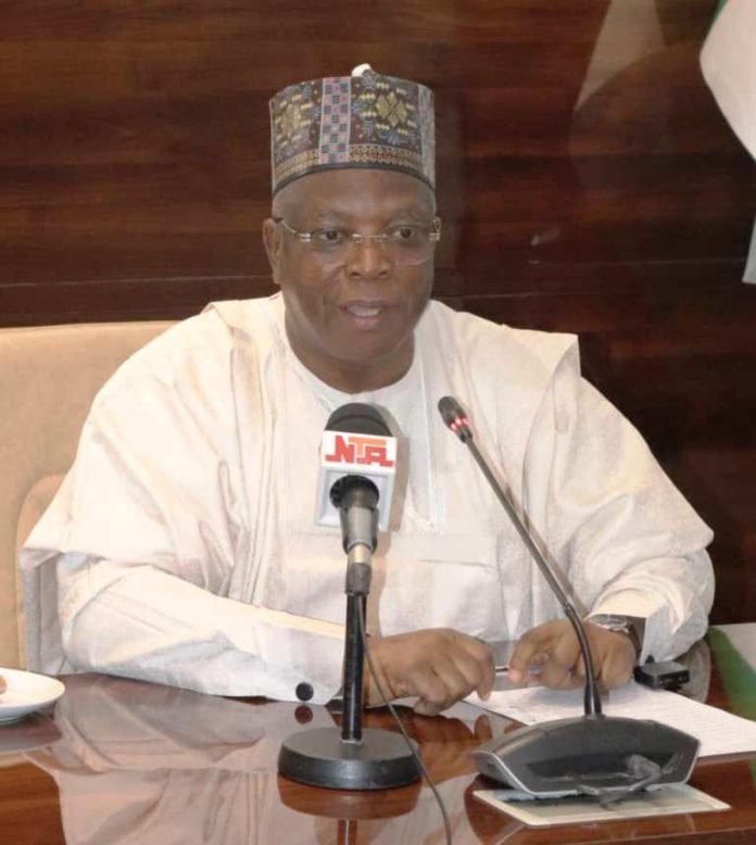 The Chairman, Governing Board of FERMA, Dr. Musa Babayo, during his inauguration by the Hon. Minister of State for Works, Barr. Bello Mohammad Goronyo, Esq Today Wednesday 19th November, 2025