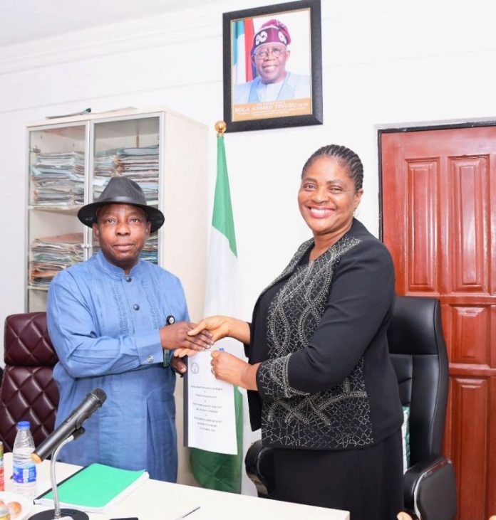 Esuabana Hands Over To Ebiogeh As The New FMIST Permanent Secretary