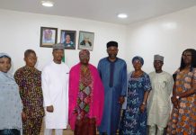 3rd Left- Executive Secretary FGSHLB, Hajiya Salamatu Ladi Ahmed, flanked on her left is Mr. S. Yahaya, Director, Operations, ICPC with other FGSHLB Management Staff.